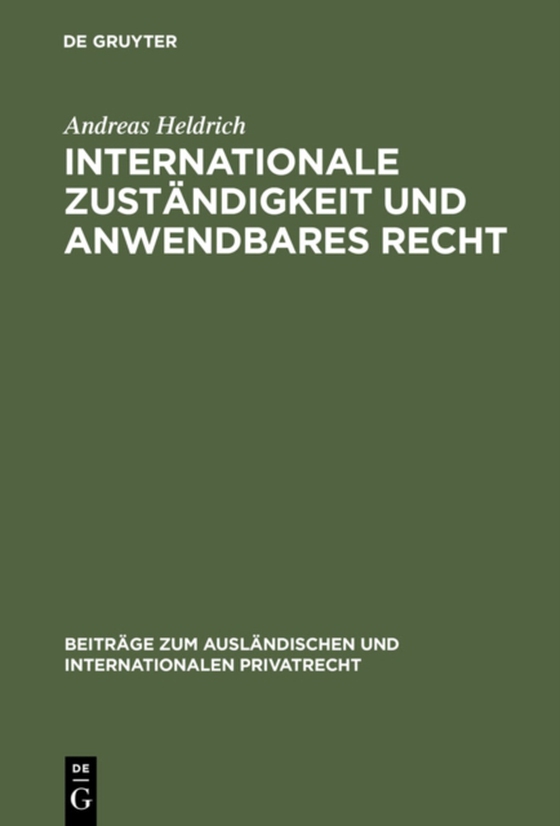 Internationale Zuständigkeit und anwendbares Recht (e-bog) af Heldrich, Andreas