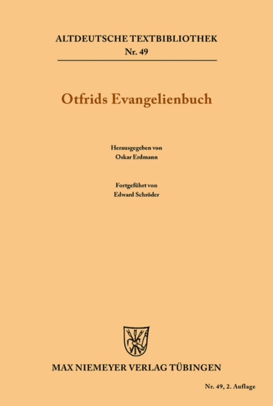 Otfrids Evangelienbuch (e-bog) af Weissenburg, Otfrid von