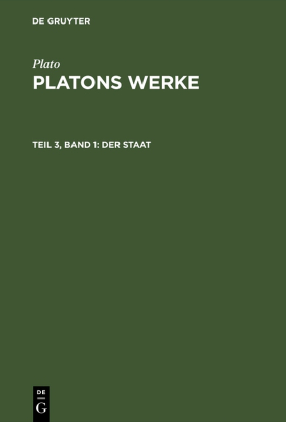 Der Staat (e-bog) af Plato