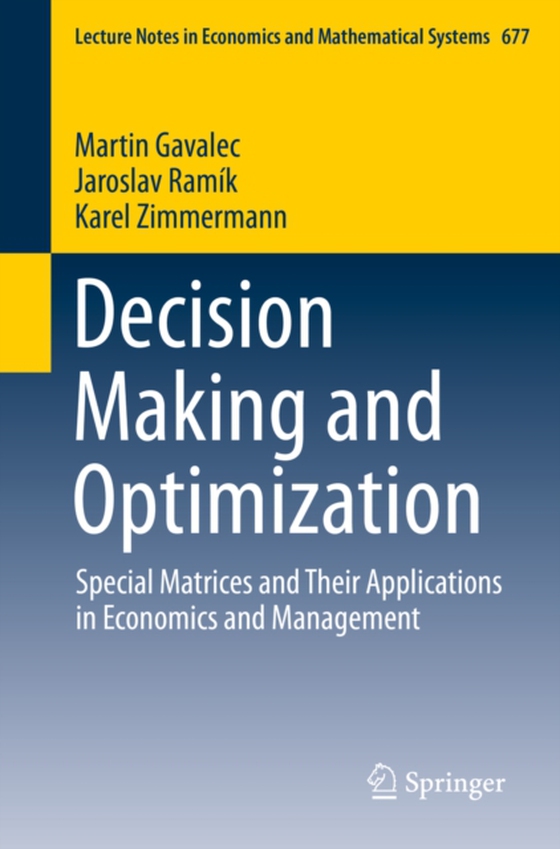 Decision Making and Optimization (e-bog) af Zimmermann, Karel