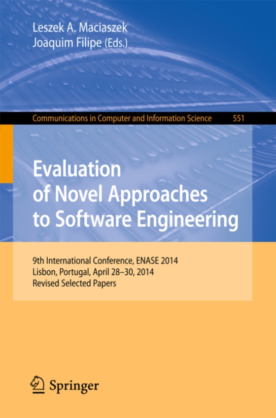 Evaluation of Novel Approaches to Software Engineering (e-bog) af -