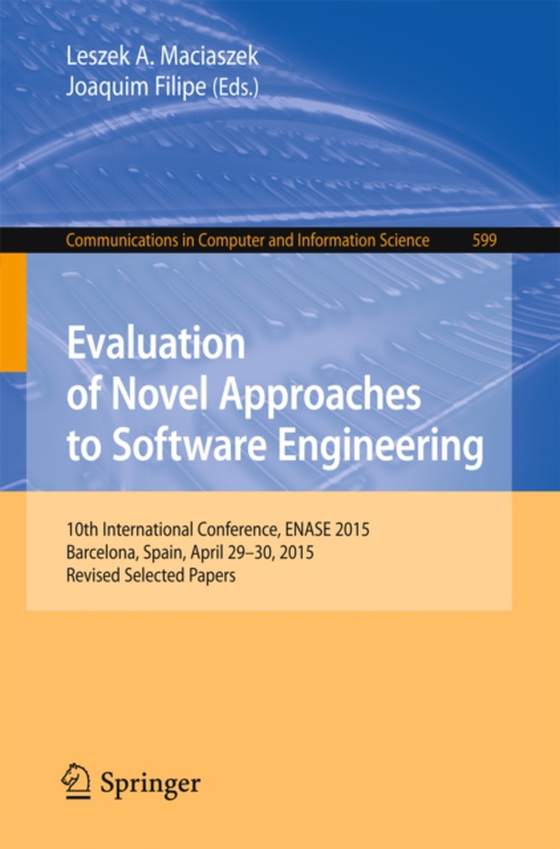 Evaluation of Novel Approaches to Software Engineering (e-bog) af -