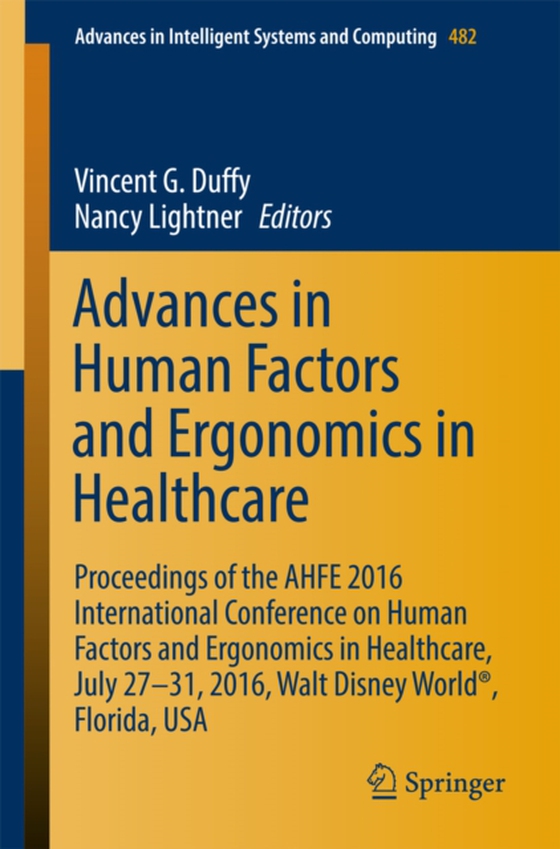 Advances in Human Factors and Ergonomics in Healthcare (e-bog) af -