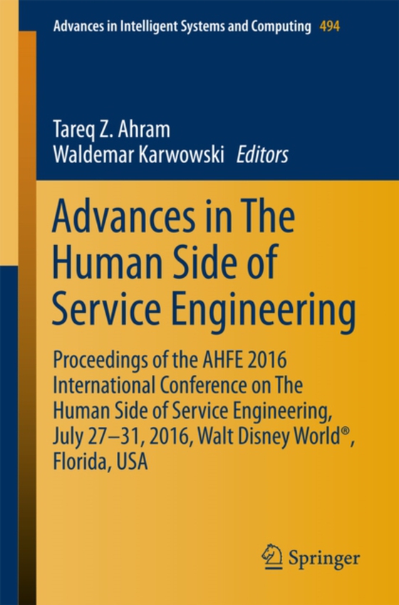 Advances in The Human Side of Service Engineering