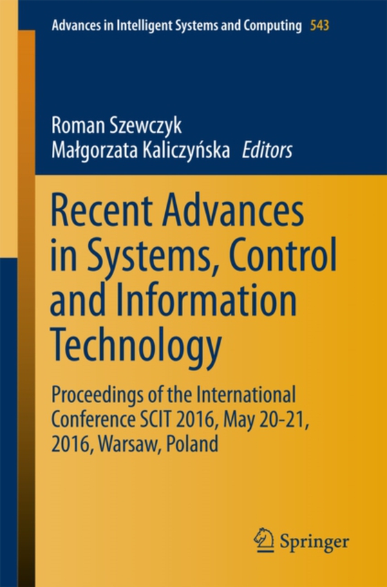 Recent Advances in Systems, Control and Information Technology (e-bog) af -