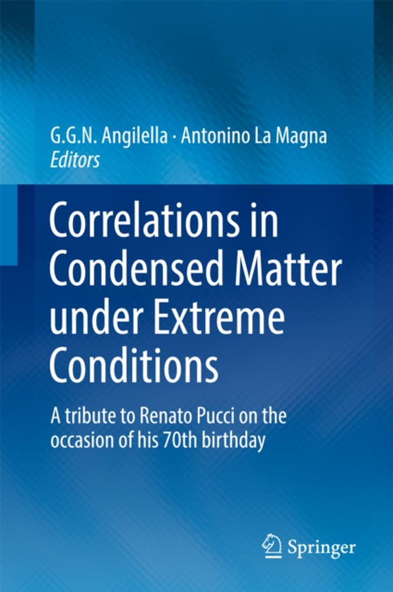 Correlations in Condensed Matter under Extreme Conditions (e-bog) af -