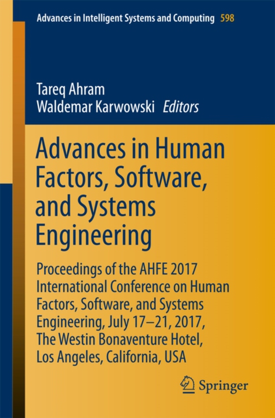 Advances in Human Factors, Software, and Systems Engineering