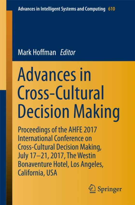 Advances in Cross-Cultural Decision Making (e-bog) af -