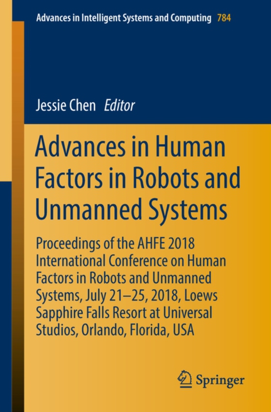 Advances in Human Factors in Robots and Unmanned Systems (e-bog) af -