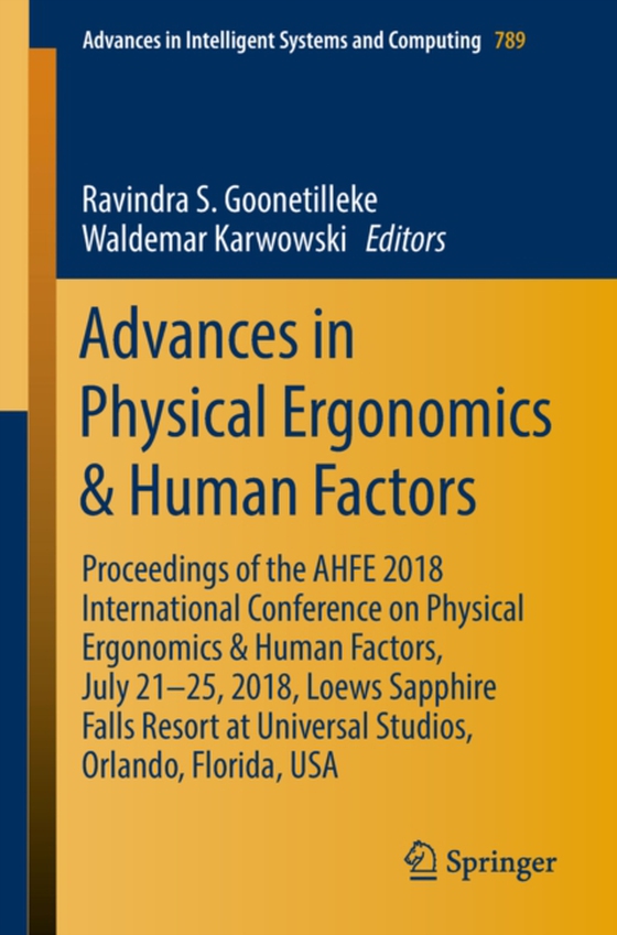 Advances in Physical Ergonomics & Human Factors (e-bog) af -