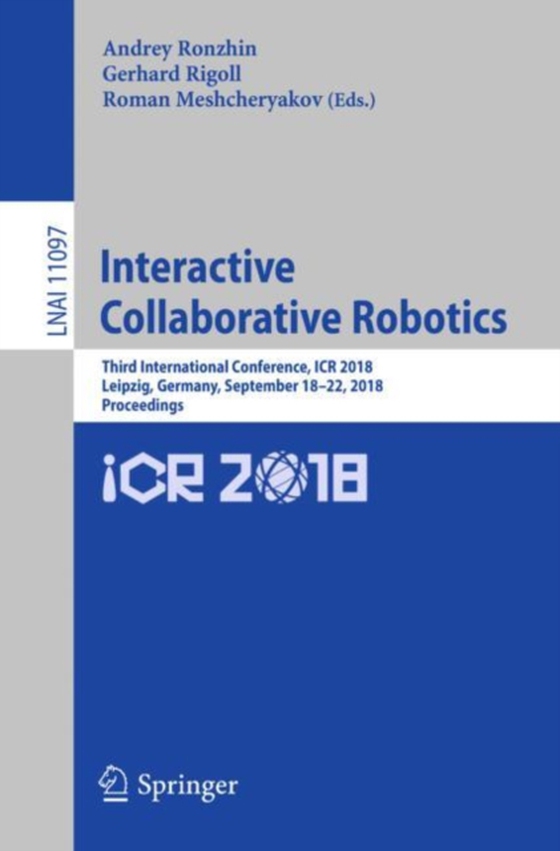 Interactive Collaborative Robotics (e-bog) af -