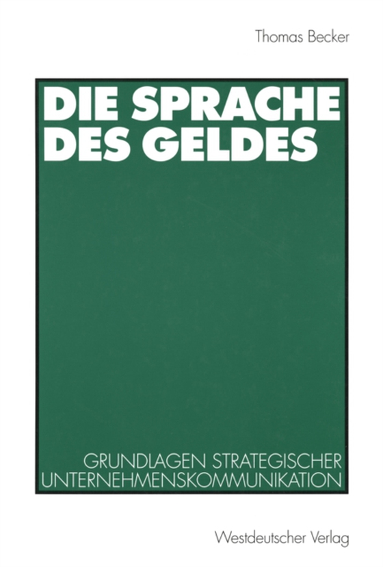 Die Sprache des Geldes (e-bog) af -