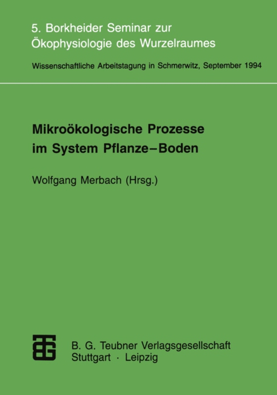 Mikroökologische Prozesse im System Pflanze-Boden (e-bog) af -