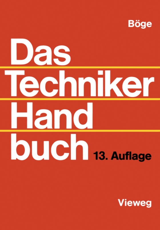 Das Techniker Handbuch (e-bog) af Boge, Alfred