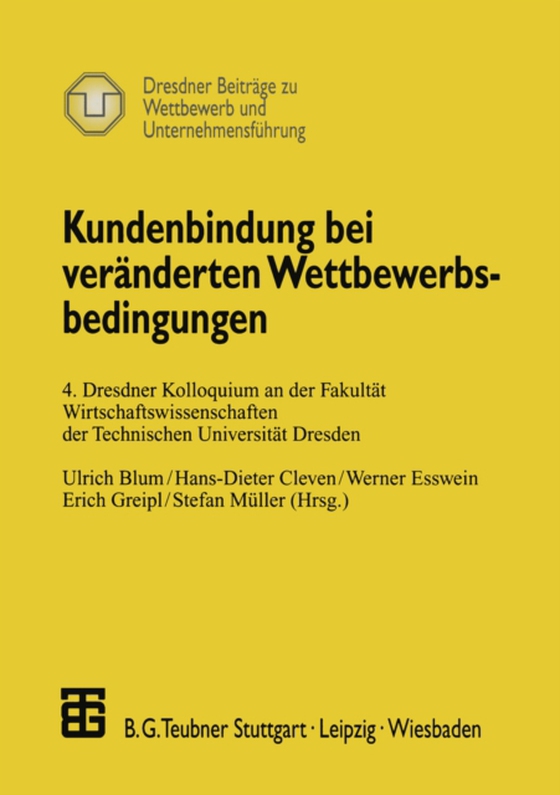 Kundenbindung bei veränderten Wettbewerbsbedingungen (e-bog) af -