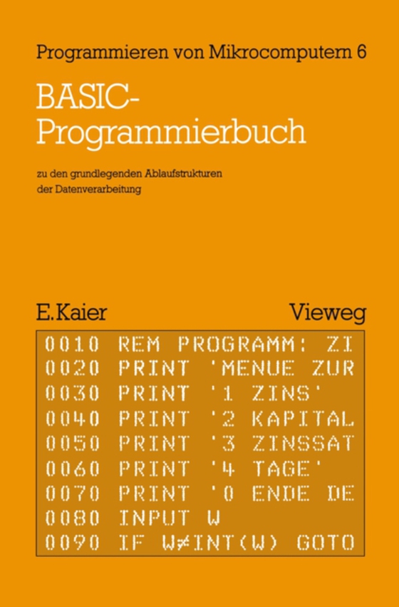 BASIC-Programmierbuch (e-bog) af Kaier, Ekkehard