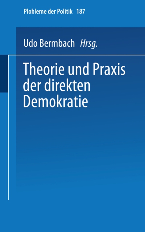 Theorie und Praxis der direkten Demokratie (e-bog) af -