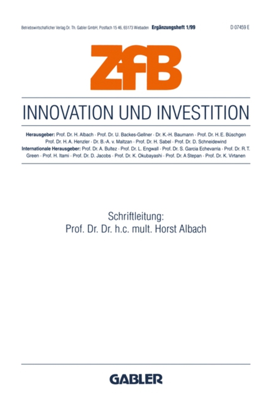 Innovation und Investition (e-bog) af -