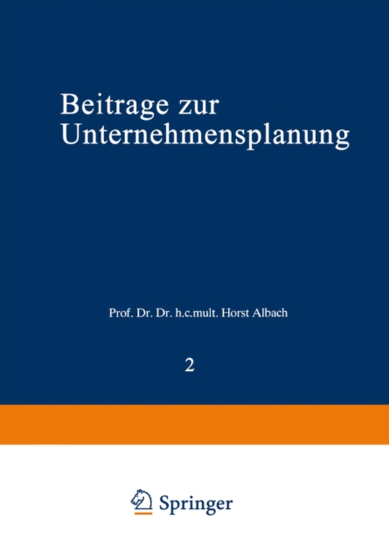 Beiträge zur Unternehmensplanung