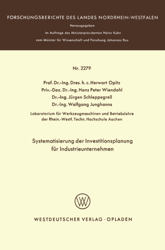 Systematisierung der Investitionsplanung für Industrieunternehmen (e-bog) af -