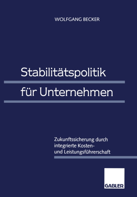 Stabilitätspolitik für Unternehmen (e-bog) af -