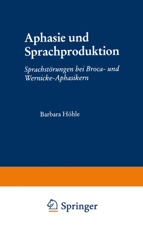 Aphasie und Sprachproduktion (e-bog) af Hohle, Barbara