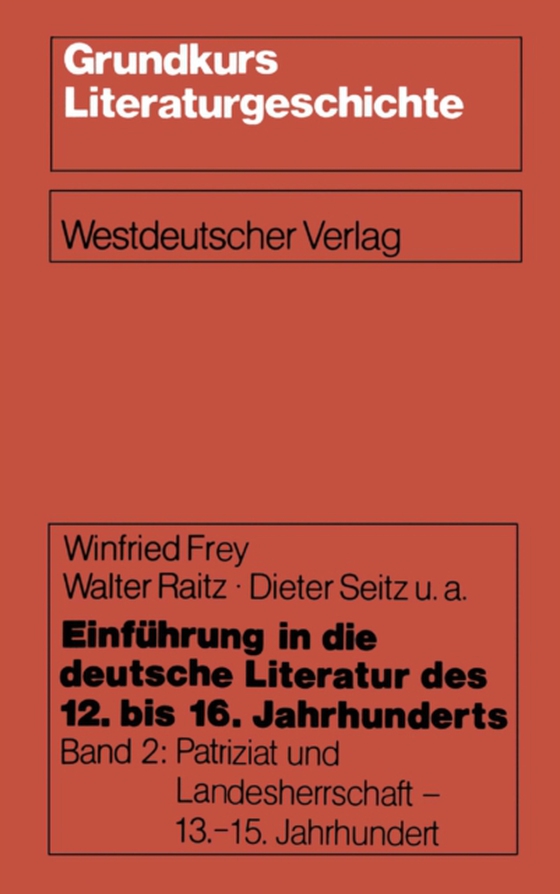 Einführung in die deutsche Literatur des 12. bis 16. Jahrhunderts (e-bog) af Seitz, Dieter