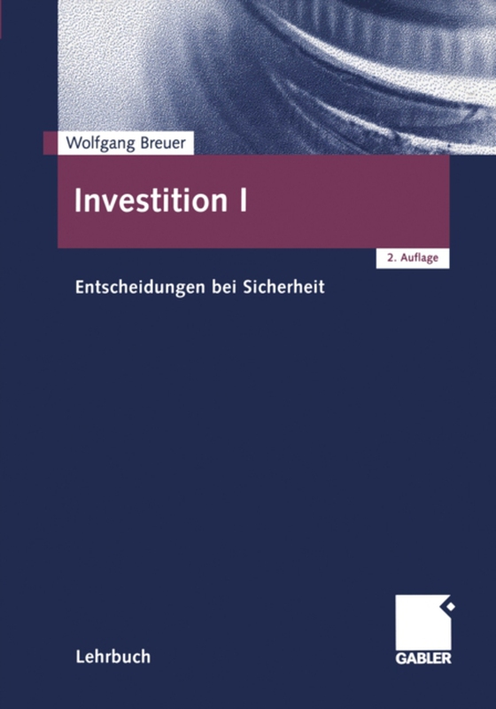 Investition I (e-bog) af Breuer, Wolfgang