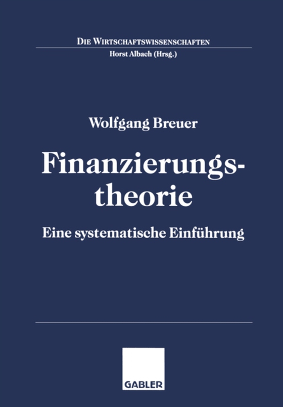 Finanzierungstheorie (e-bog) af Breuer, Wolfgang