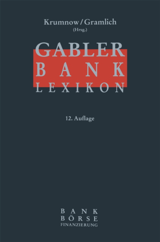 Gabler Bank-Lexikon