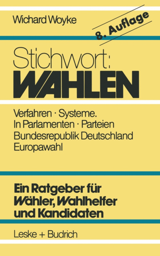 Stichwort: Wahlen (e-bog) af -