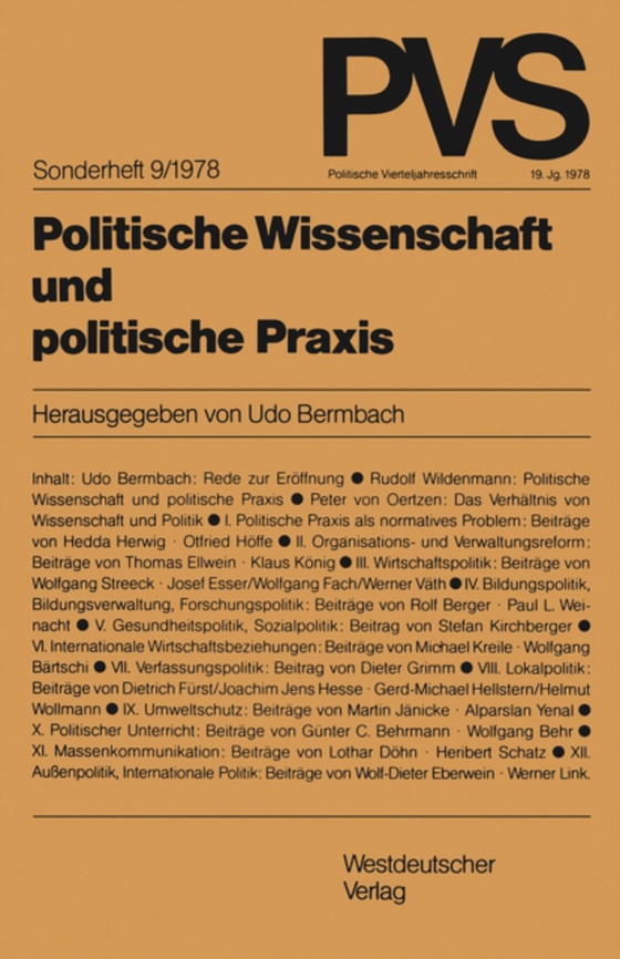 Politische Wissenschaft und politische Praxis