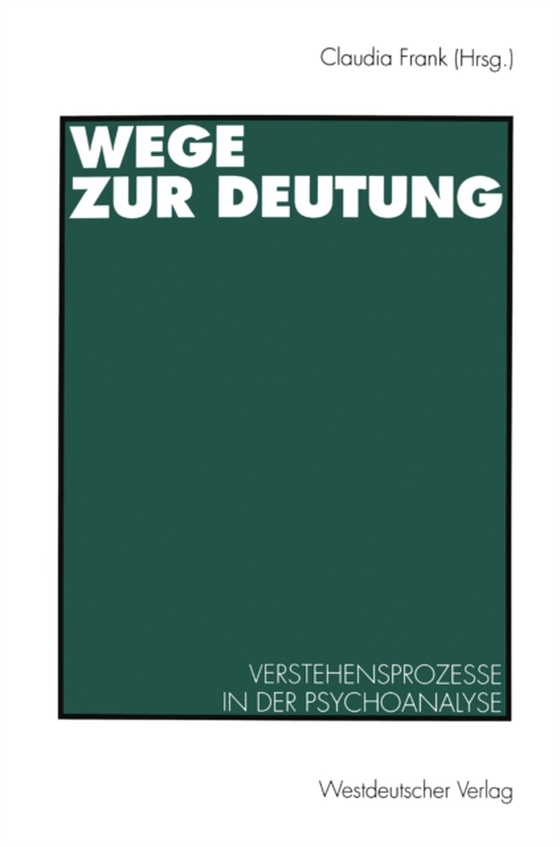 Wege zur Deutung (e-bog) af -