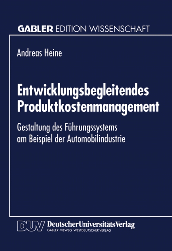Entwicklungsbegleitendes Produktkostenmanagement (e-bog) af -