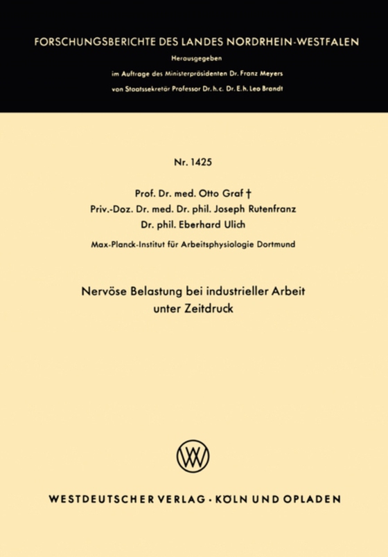 Nervöse Belastung bei industrieller Arbeit unter Zeitdruck