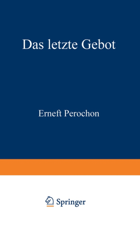 Das letzte Gebot (e-bog) af Perochon, Ernest