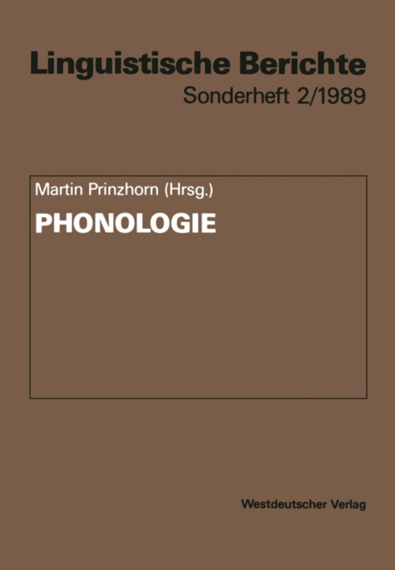 Phonologie (e-bog) af -