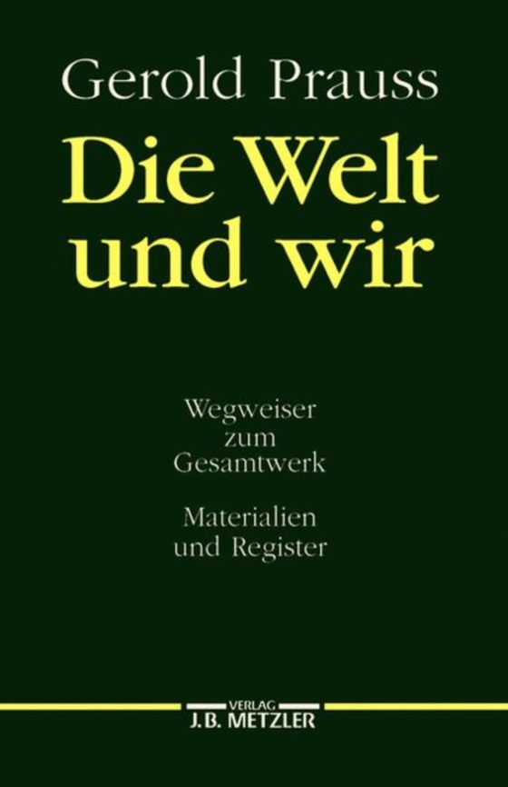 Die Welt und wir (e-bog) af Prauss, Gerold