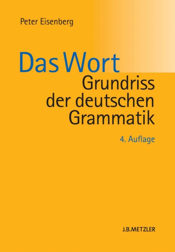 Grundriss der deutschen Grammatik (e-bog) af Eisenberg, Peter