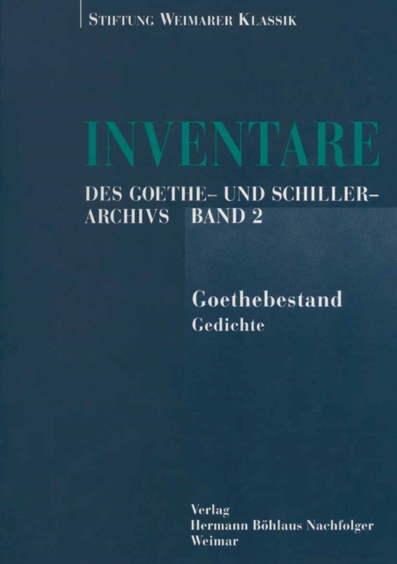 Inventare des Goethe- und Schiller-Archivs (e-bog) af Gru, Jurgen