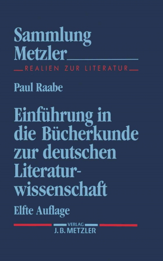 Einführung in die Bücherkunde zur deutschen Literaturwissenschaft