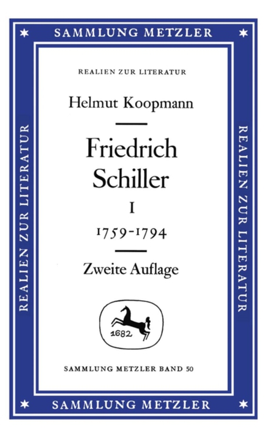 Friedrich Schiller, Band 1