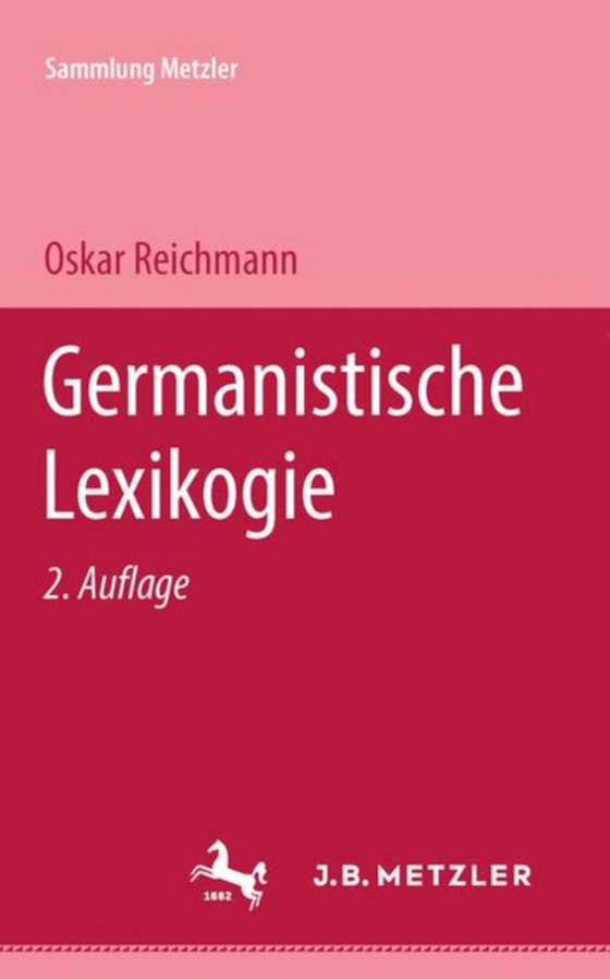 Germanistische Lexikologie (e-bog) af Reichmann, Oskar