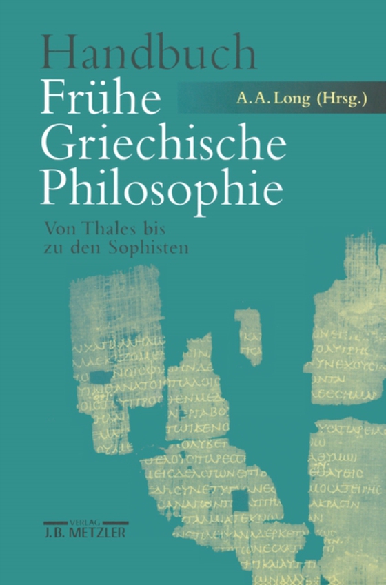 Handbuch Frühe Griechische Philosophie