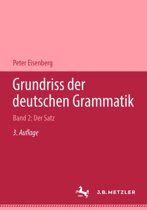 Grundriss der deutschen Grammatik (e-bog) af Eisenberg, Peter