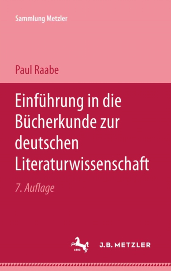 Einführung in die Bücherkunde zur Deutschen Literaturwissenschaft