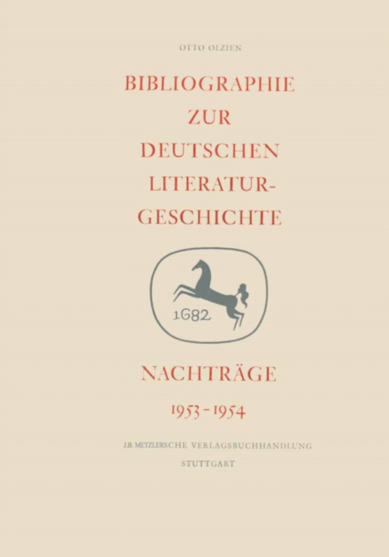 Bibliographie zur deutschen Literaturgeschichte (e-bog) af Olzien, Otto