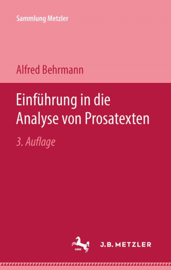 Einführung in die Analyse von Prosatexten (e-bog) af Behrmann, Alfred