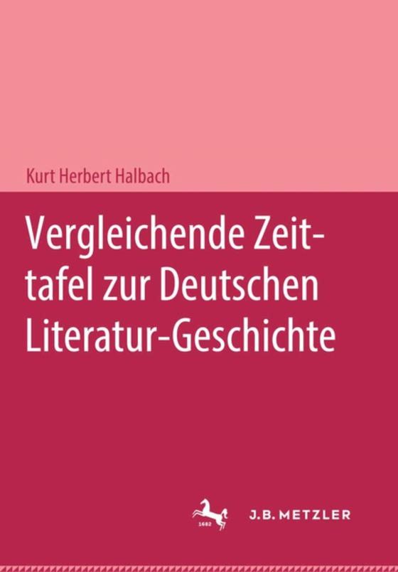 Vergleichende Zeittafel zur deutschen Literatur-Geschichte (e-bog) af Halbach, Kurt Herbert