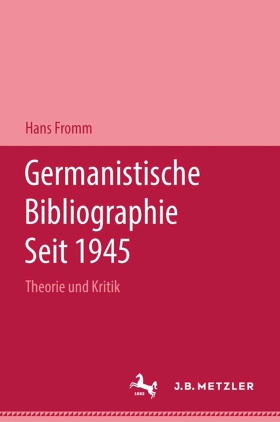 Germanistische Bibliographie seit 1945